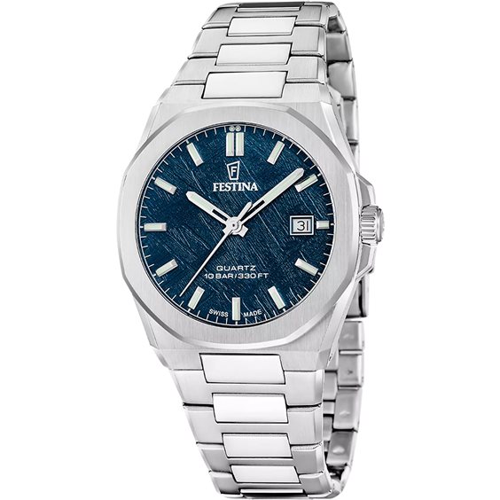 Orologio Festina Uomo Swiss Made in Acciaio F20100/4 - F20100/4